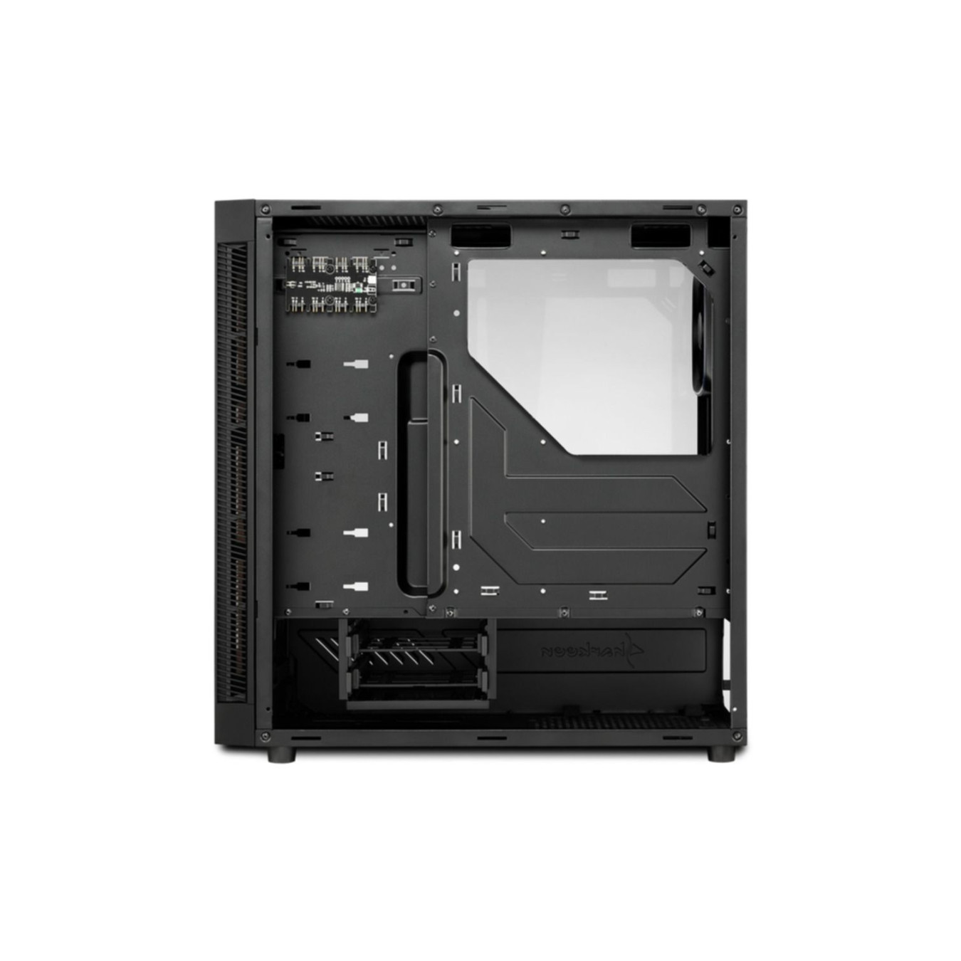Sharkoon TG6 RGB - Mid Tower PC Case - Black, Tempered Glass & RGB, ATX/mATX/Mini-ITX, 400mm GPU
