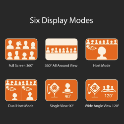 Buy j5create Conference Camera - JVCU360 - FullHD 360° with Omnidirectional Mic... in Cyprus, Nicosia, Limassol, Larnaka, Pafos