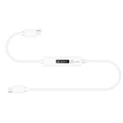j5create JUCP14 USB-C to USB-C Cable w/ OLED Power Meter 100W 1.2m (Boxed) — Buy in Cyprus with Fast Delivery