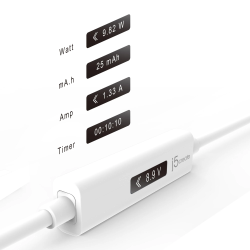 j5create JUCP14 USB-C to USB-C Cable w/ OLED Power Meter 100W 1.2m (Boxed) — Buy in Cyprus with Fast Delivery