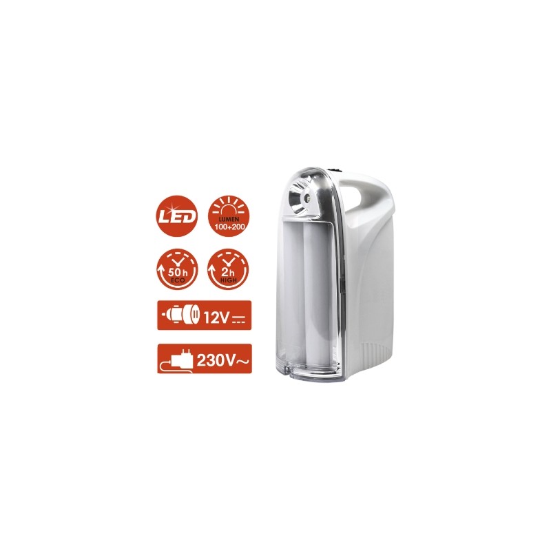 Buy REXER Emergency Lamp - RX4026L - 12W, 24 LED, Recharge & Portable in Cyprus, Nicosia, Limassol, Larnaka, Pafos