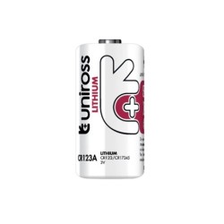 Buy Uniross Lithium CR123A 3V Battery - UBCR123A - 40pcs in Cyprus, Nicosia, Limassol, Larnaka, Pafos