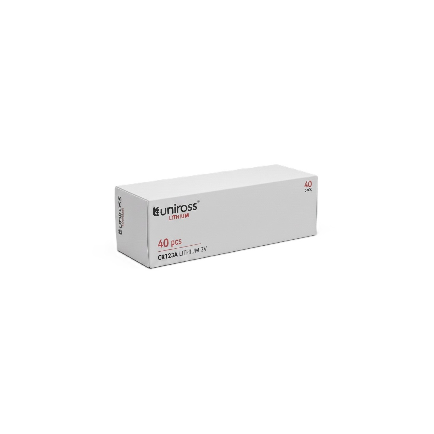Uniross Lithium CR123A 3V Battery - UBCR123A - 40pcs — Buy in Cyprus with Fast Delivery