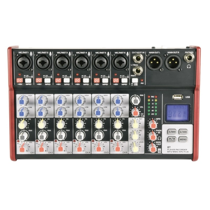 Buy Citronic CSM-8 Mixer - 170.873UK - 8ch USB BT Play-Rec in Cyprus, Nicosia, Limassol, Larnaka, Pafos