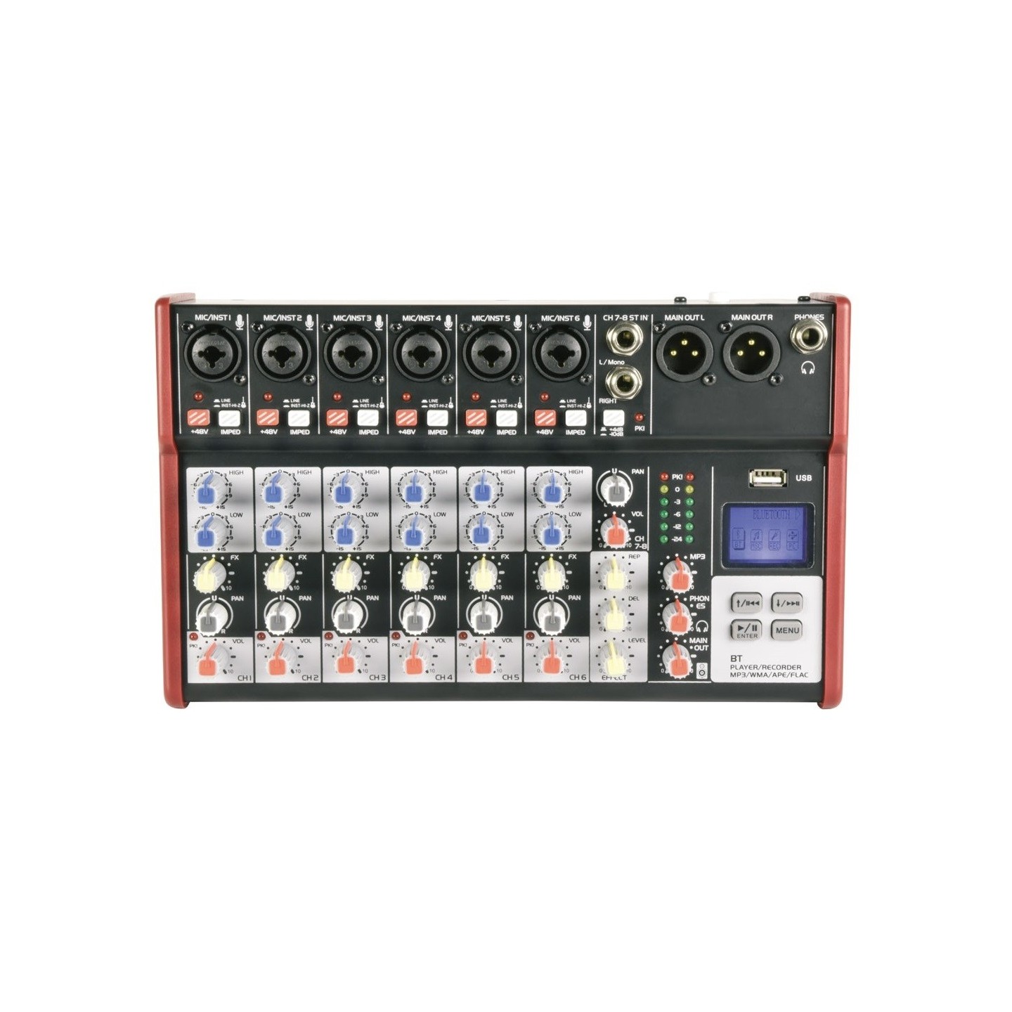 Citronic CSM-8 Mixer - 170.873UK - 8ch USB BT Play-Rec — Buy in Cyprus with Fast Delivery