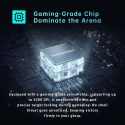 Thunderobot MG701 Wired Gaming Mouse - 4200 DPI - PAW3519 (Boxed) — Buy in Cyprus with Fast Delivery