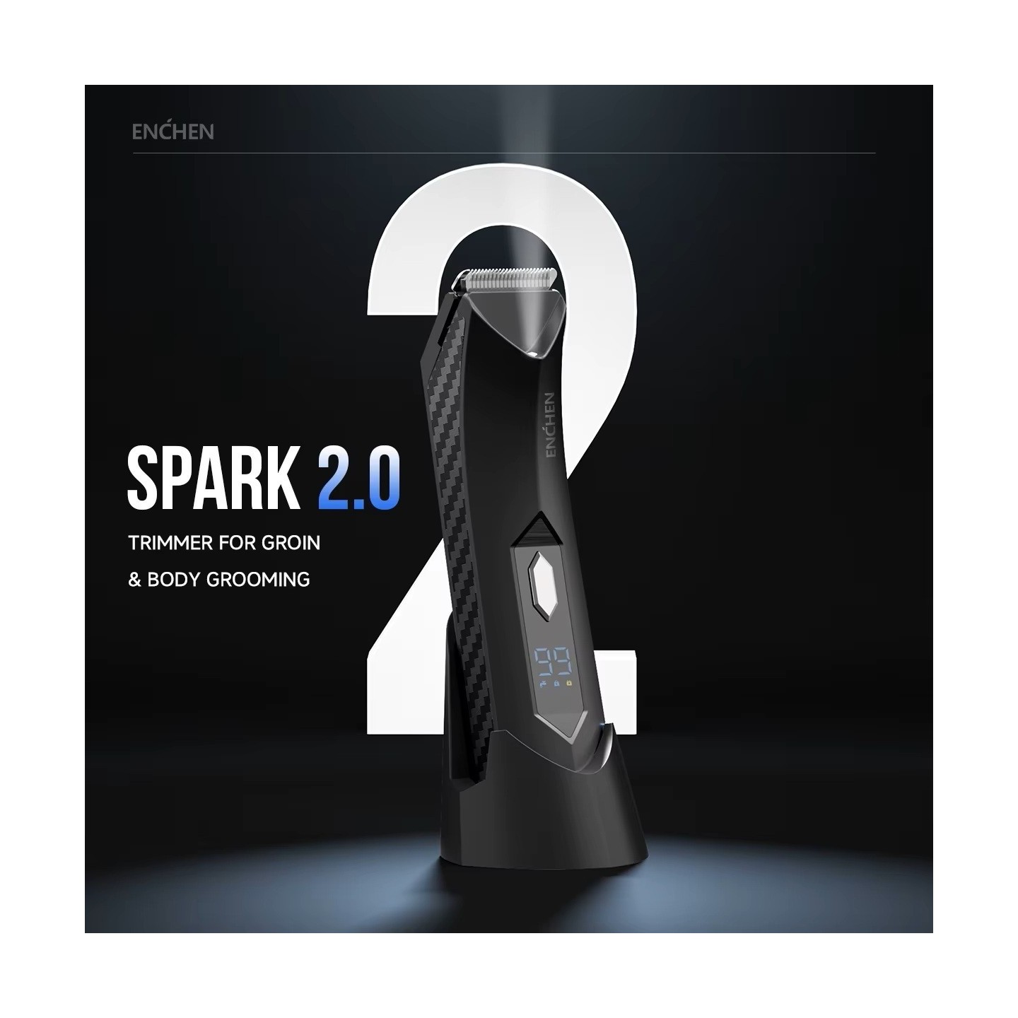Enchen Body Hair Trimmer - SPARK 2 - USB-C 600mAh — Buy in Cyprus with Fast Delivery