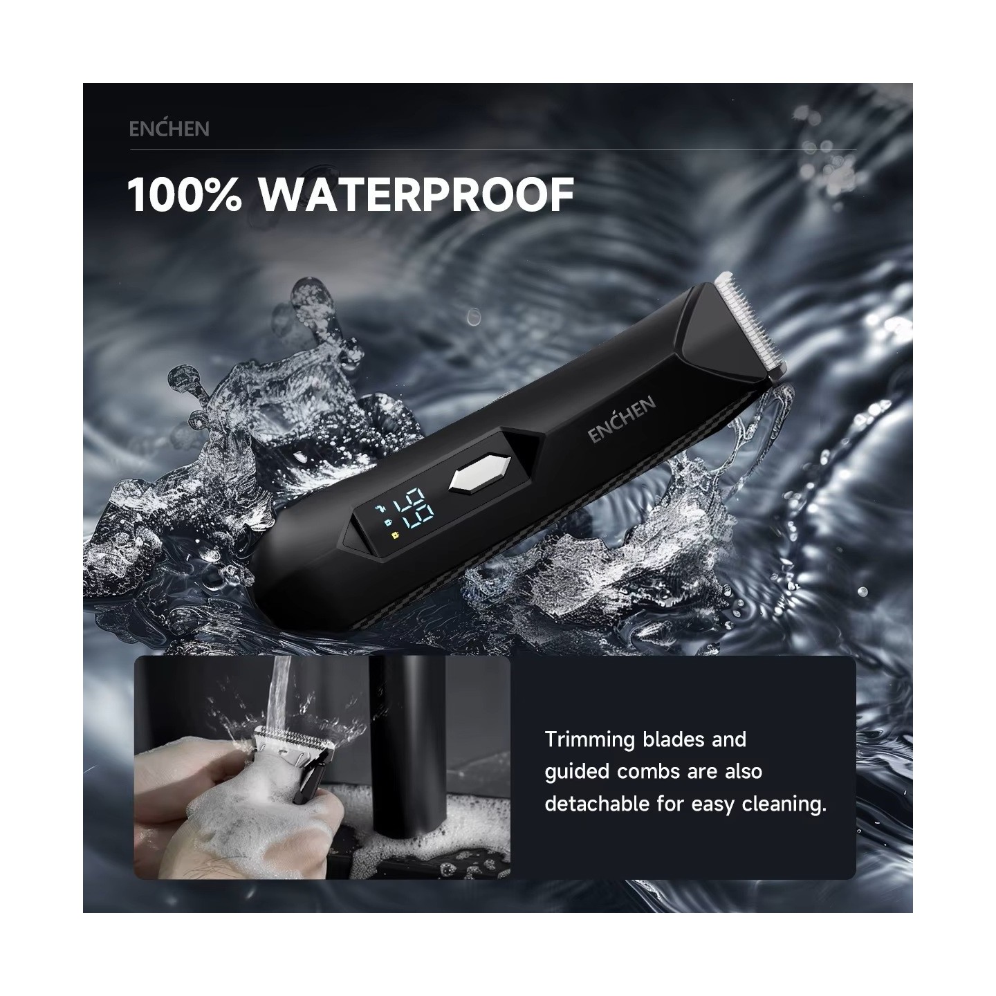 Enchen Body Hair Trimmer - SPARK 2 - USB-C 600mAh — Buy in Cyprus with Fast Delivery