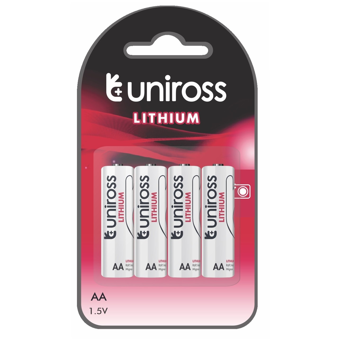Uniross AA Lithium Batteries - (4pack) — Buy in Cyprus with Fast Delivery