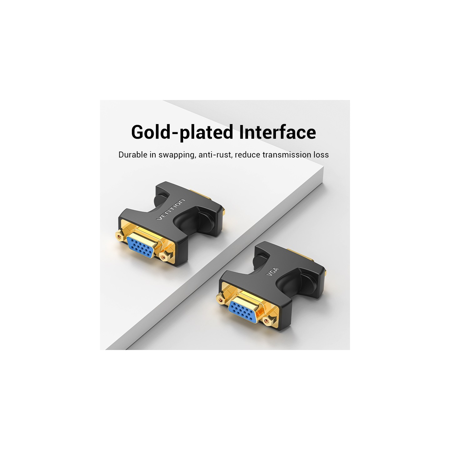 Vention VGA Coupler Female to Female - DDGB0 - Connect 2 VGA Cables — Buy in Cyprus with Fast Delivery