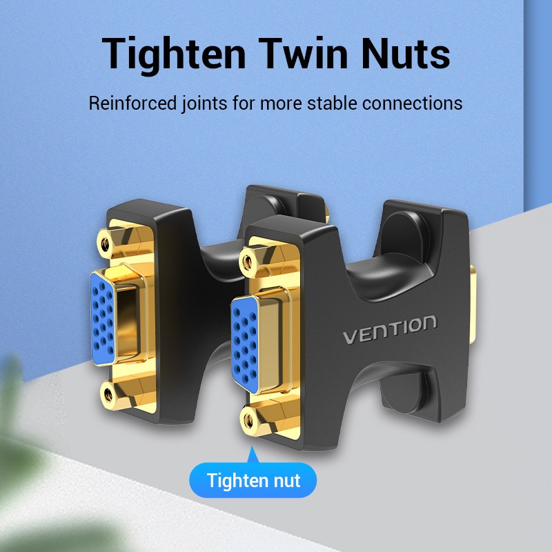 Buy Vention VGA Coupler Female to Female - DDGB0 - Connect 2 VGA Cables in Cyprus, Nicosia, Limassol, Larnaka, Pafos