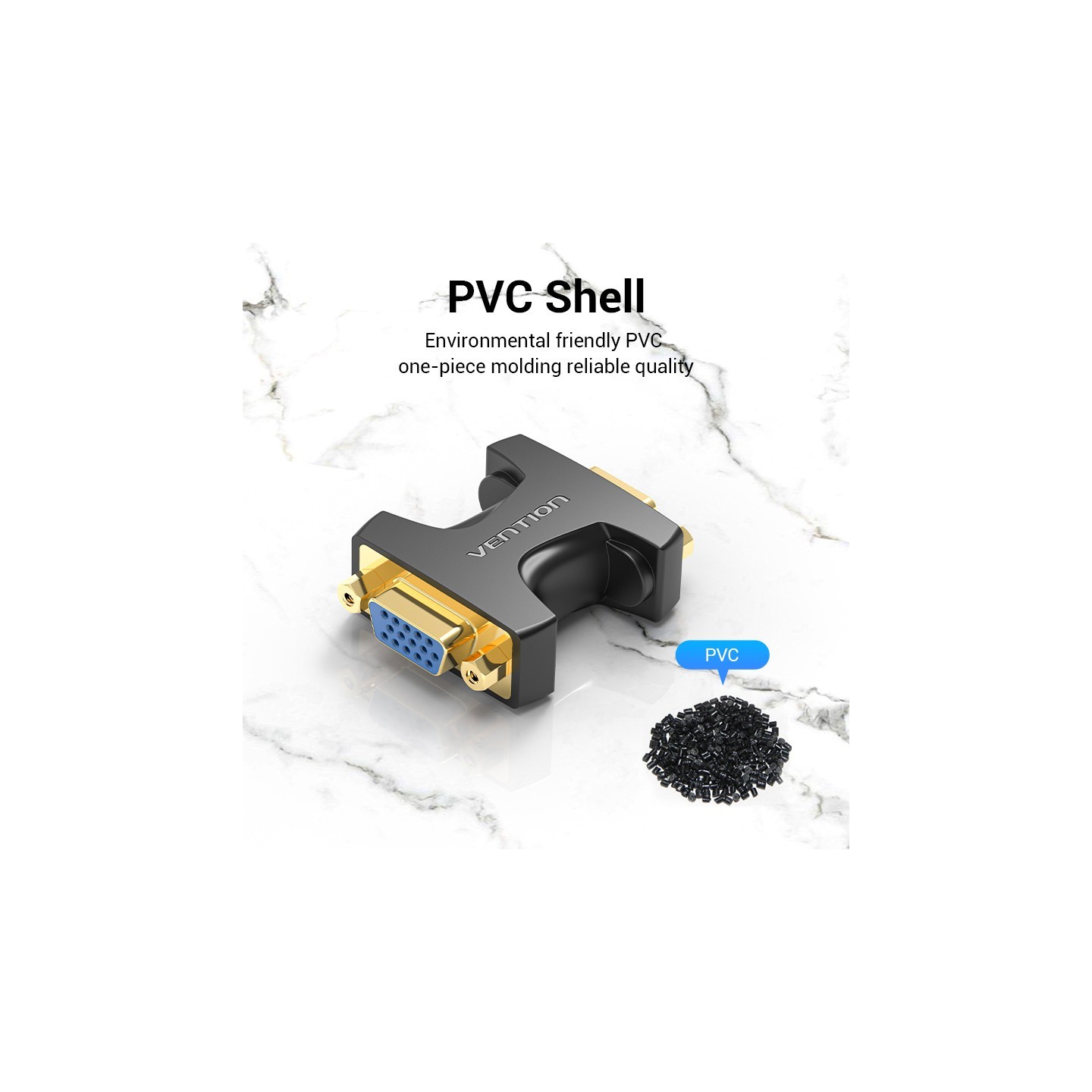 Vention VGA Coupler Female to Female - DDGB0 - Connect 2 VGA Cables — Buy in Cyprus with Fast Delivery