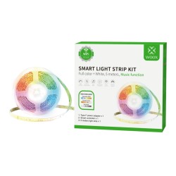 Buy WOOX Smart RGB LED Strip Kit - R5149 - Smart RGB LED Strip Kit 24W IP64 with... in Cyprus, Nicosia, Limassol, Larnaka, Pafos