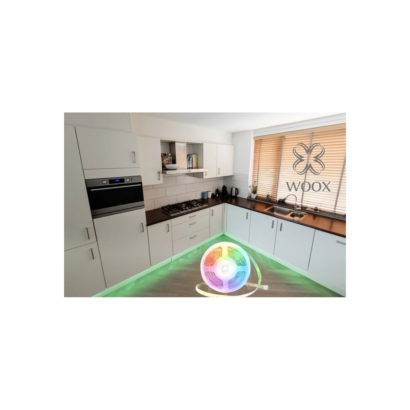 WOOX Smart RGB LED Strip Kit - R5149 - Smart RGB LED Strip Kit 24W IP64 with Music function — Buy in Cyprus with Fast Delivery