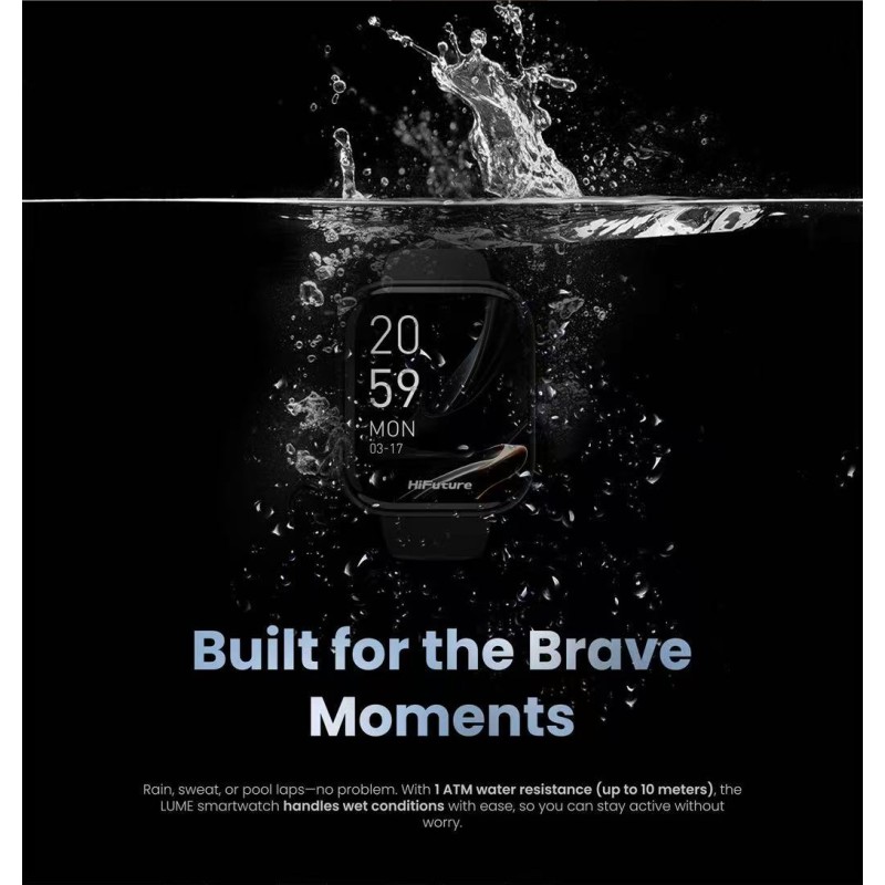 Buy HiFuture Fashion SmartWatch - LUME - Black in Cyprus, Nicosia, Limassol, Larnaka, Pafos