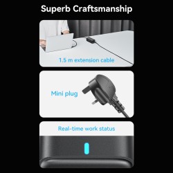 Buy Vention Charger Desktop Station 100W 2xC 2xA+240W Cable Black - FBSBG-UK - 1... in Cyprus, Nicosia, Limassol, Larnaka, Pafos