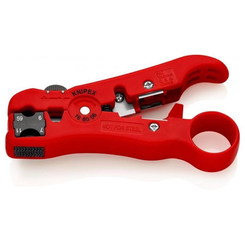 Buy Knipex Universal Wire Stripper - 166006SB - Coax & Data in Cyprus, Nicosia, Limassol, Larnaka, Pafos