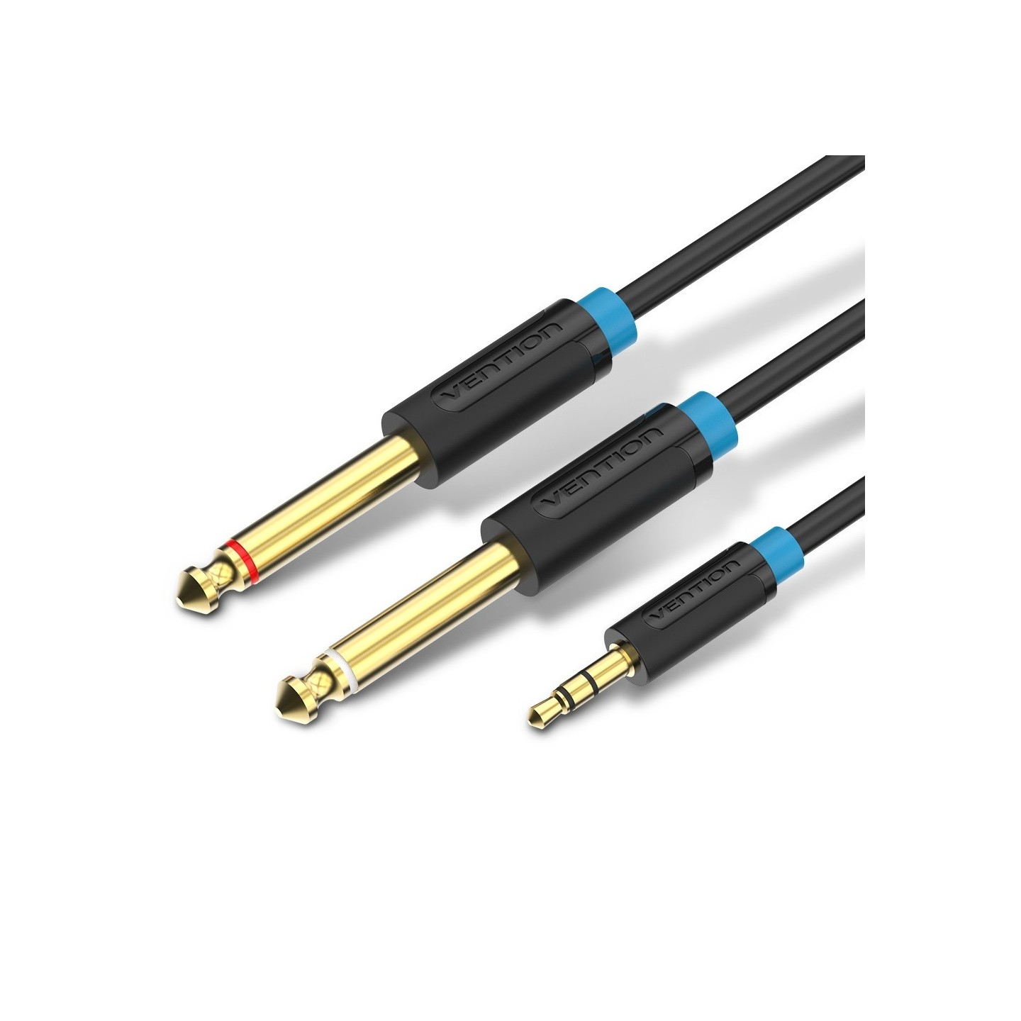 Vention Audio - BACBI - 3.5mm M to 2x6.3mm M Cable 3.0m — Buy in Cyprus with Fast Delivery