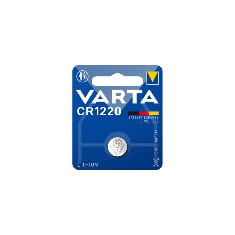 Buy Varta Lithium Battery - CR1220 - Blister (1pc) in Cyprus, Nicosia, Limassol, Larnaka, Pafos