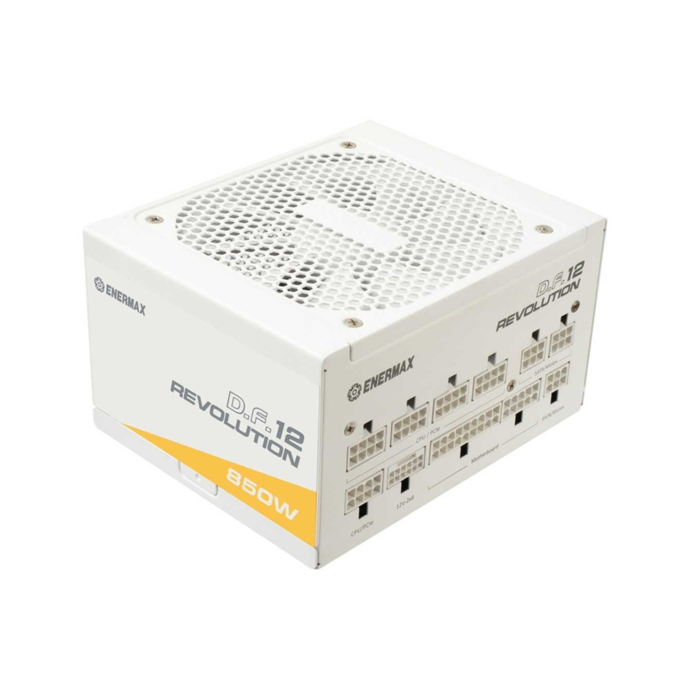 Enermax Revolution D.F.12 ETV80G-W - 850W ATX 3.1 Power Supply - Fully-Modular, 80 PLUS Gold, White