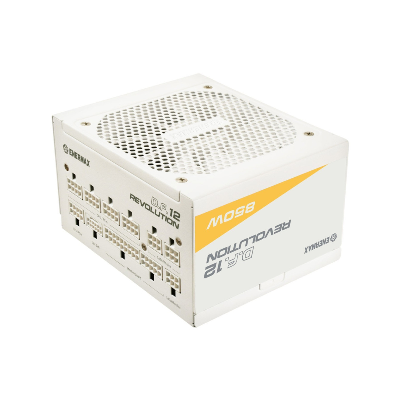 Enermax Revolution D.F.12 ETV80G-W - 850W ATX 3.1 Power Supply - Fully-Modular, 80 PLUS Gold, White