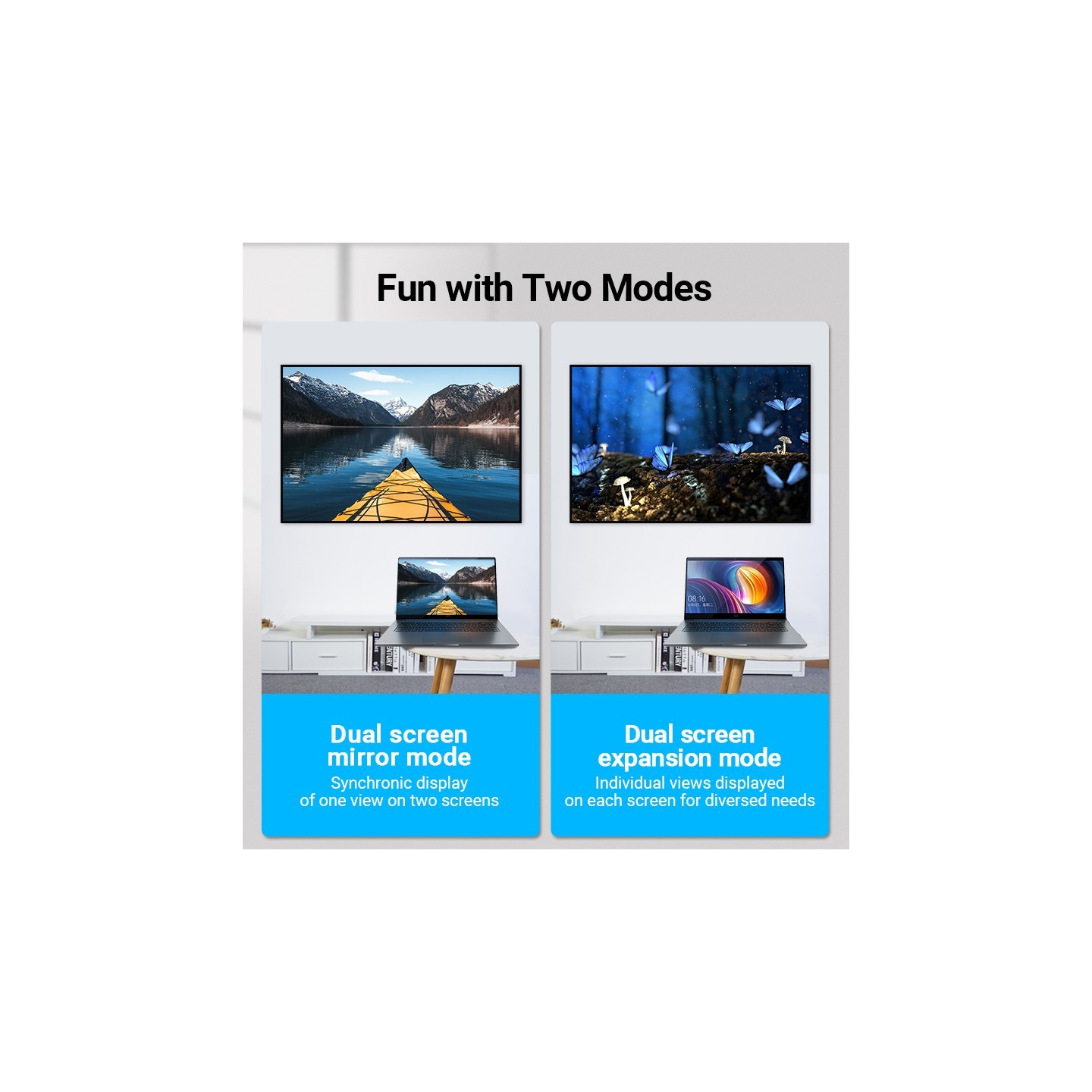 Vention HDMI Adaptor - AIPB0 - 90 Degree Vertical Flat 4K60Hz — Buy in Cyprus with Fast Delivery