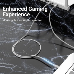 Buy Vention Network Cable - IBHHG - CAT6A SFTP 1.5m Grey in Cyprus, Nicosia, Limassol, Larnaka, Pafos