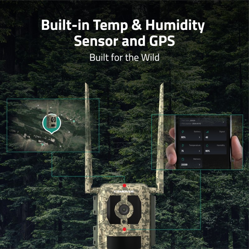 Buy Reolink BP4G Outdoor Battery Camera 4K Wildlife Camovue Talon Series - S130 in Cyprus, Nicosia, Limassol, Larnaka, Pafos