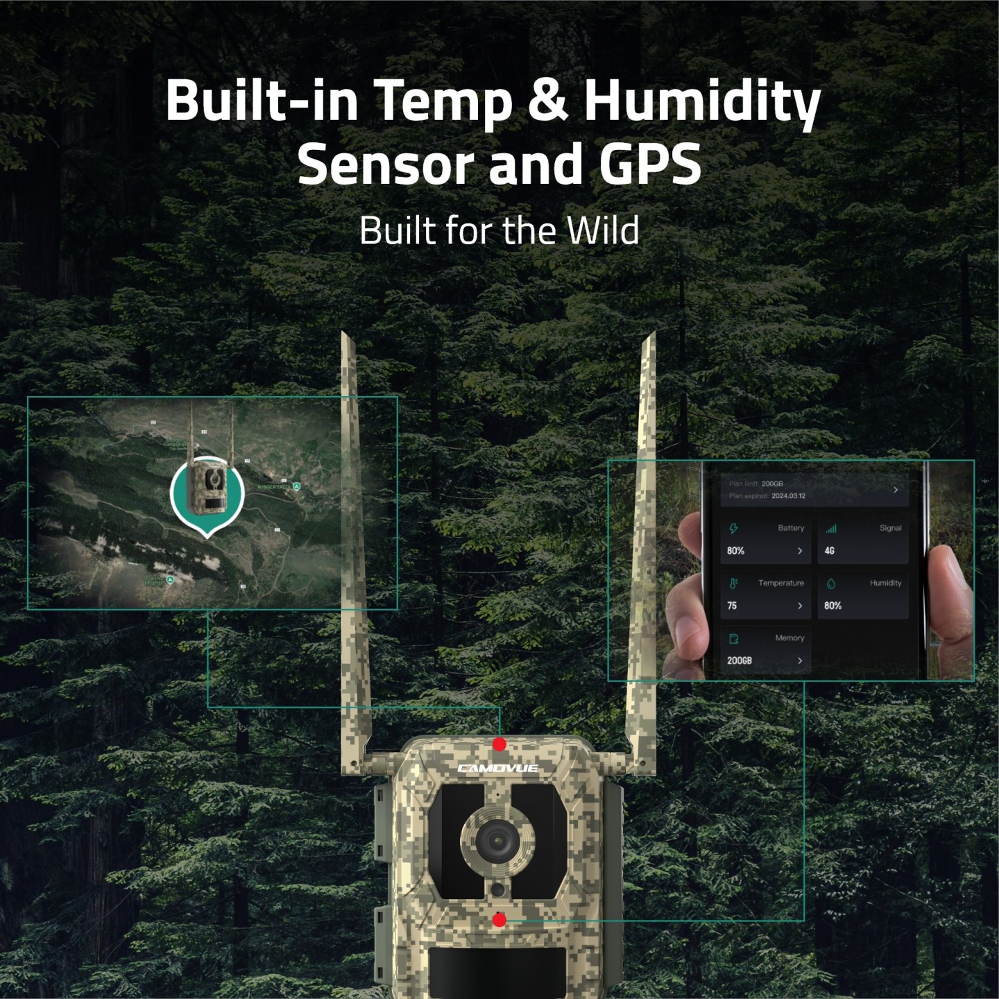 Reolink BP4G Outdoor Battery Camera 4K Wildlife Camovue Talon Series - S130 — Buy in Cyprus with Fast Delivery