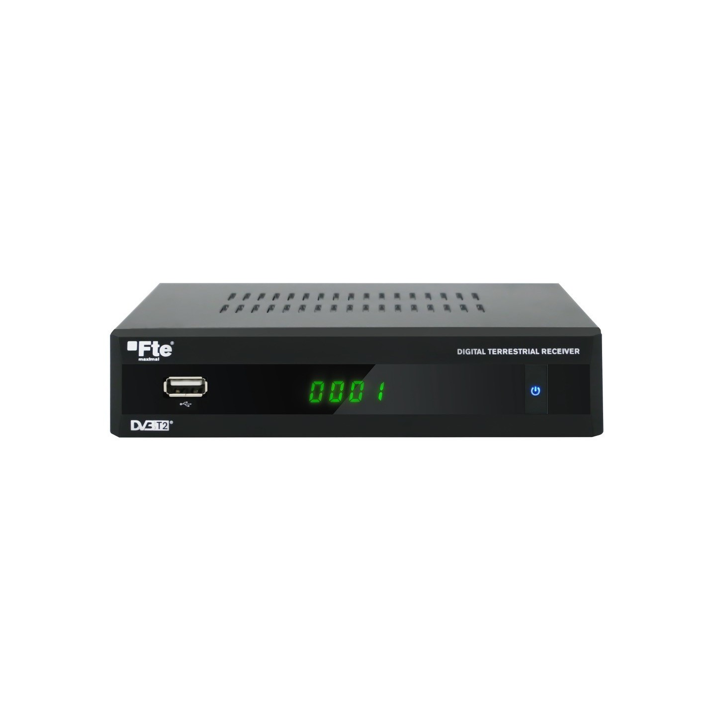 FTE DVB-T2 FullHD MPEG4 Receiver with RF Loop - MAXT220HD - DVB-T2 FullHD MPEG4 Receiver with RF Loop