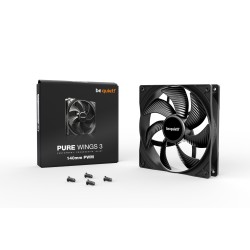 Buy Be Quiet Pure Wings 3 PWM 140mm BL108 - Black Case Fan, 25mm, Sleeve Bearing... in Cyprus, Nicosia, Limassol, Larnaka, Pafos