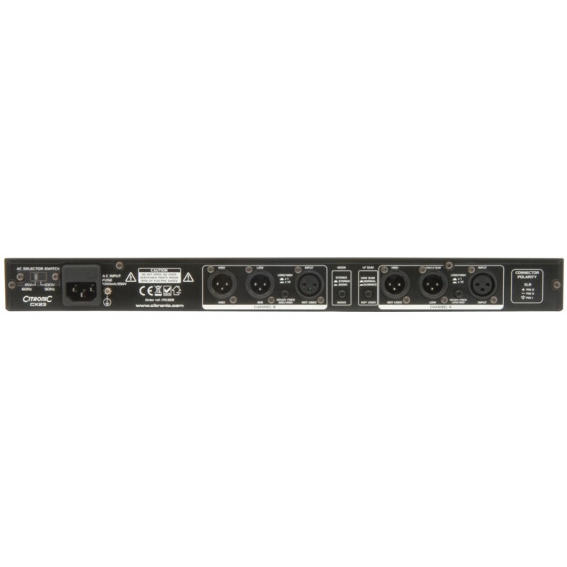 Buy Citronic Crossover - CX23 - 2 3-way crossover - 1U in Cyprus, Nicosia, Limassol, Larnaka, Pafos