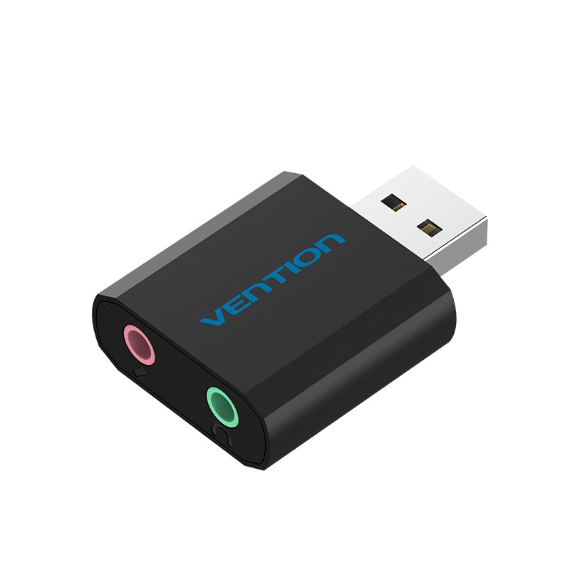 Buy Vention Audio Converter - VAB-S17-B - USB-A to 2x3.5mm Sound Card in Cyprus, Nicosia, Limassol, Larnaka, Pafos