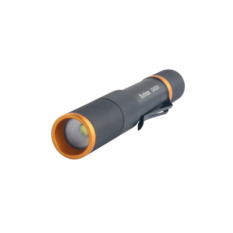Buy Uniross USB Rechargeable Torch - GX200 - IP44 Waterproof Aluminium 300 lumen... in Cyprus, Nicosia, Limassol, Larnaka, Pafos