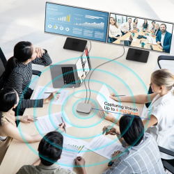 Buy j5create Conference Speakerphone USB-C Dock Pro Dual 4K RJ45 USB PD MST JCDS337 in Cyprus, Nicosia, Limassol, Larnaka, Pafos