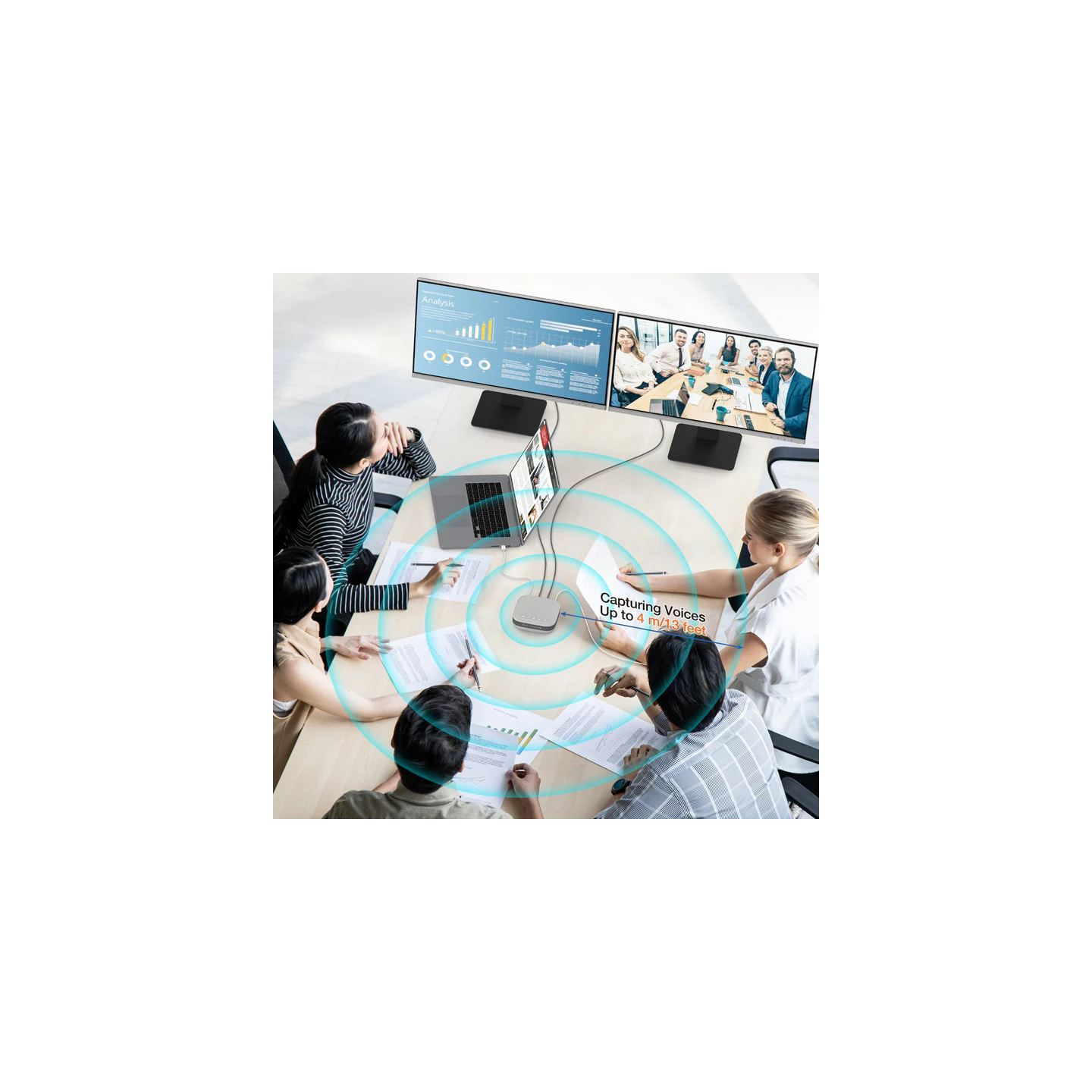 j5create Conference Speakerphone USB-C Dock Pro Dual 4K RJ45 USB PD MST JCDS337 — Buy in Cyprus with Fast Delivery