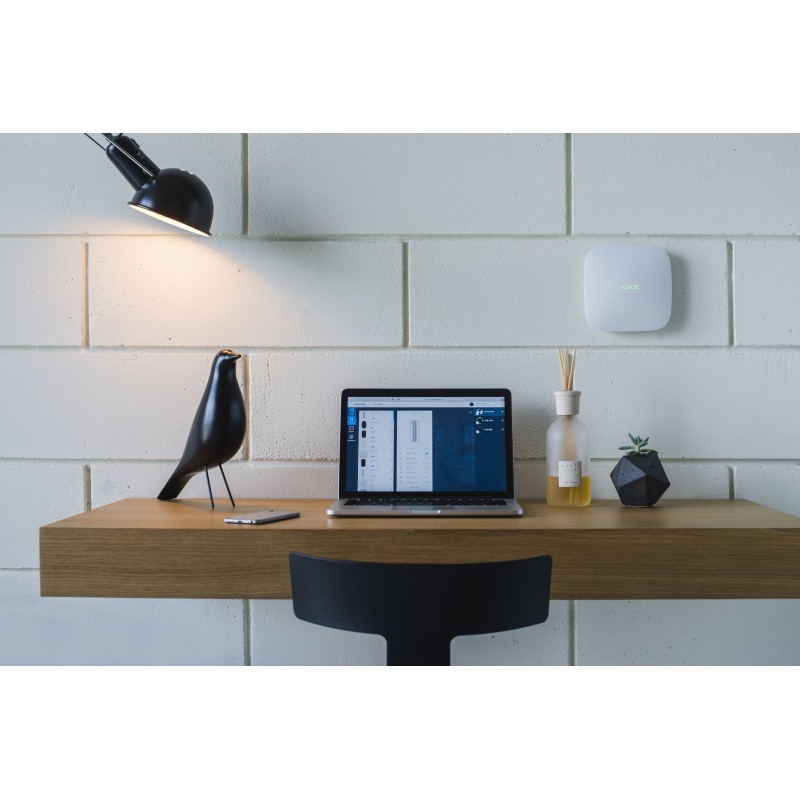 Buy AJAX TCP-IP GSM Alarm Hub - White in Cyprus, Nicosia, Limassol, Larnaka, Pafos