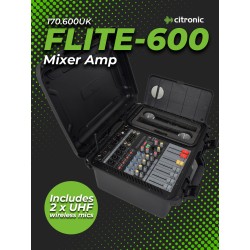 Buy Citronic FLITE-600 Portable Amplified Mixer - 170.600UK - Portable Amplified... in Cyprus, Nicosia, Limassol, Larnaka, Pafos