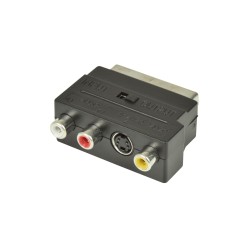 Buy AV:Link Scart to 3RCA Adaptor - 122.410UK - Scart to 3RCA Adaptor with Switch in Cyprus, Nicosia, Limassol, Larnaka, Pafos