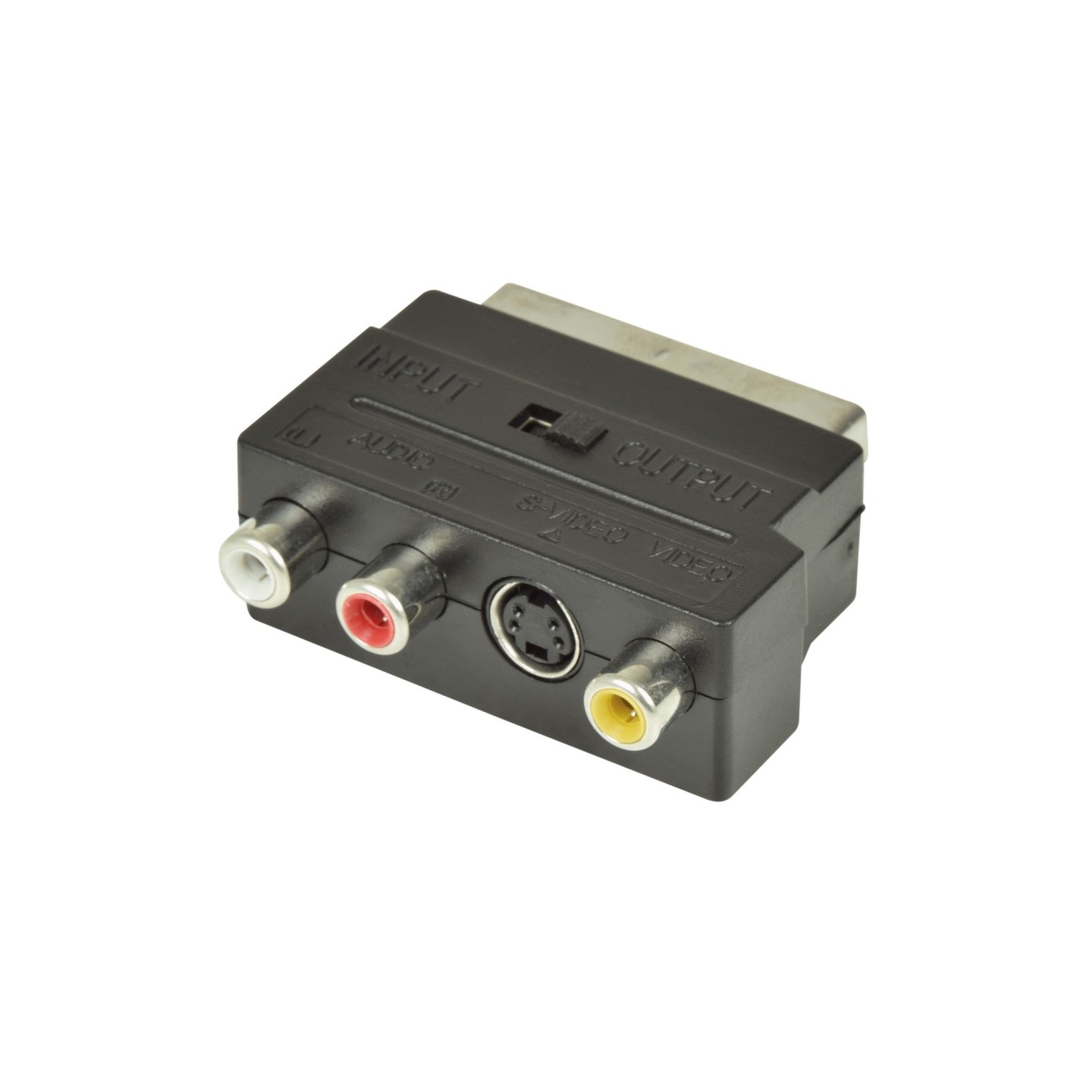 AV:Link Scart to 3RCA Adaptor - 122.410UK - Scart to 3RCA Adaptor with Switch — Buy in Cyprus with Fast Delivery