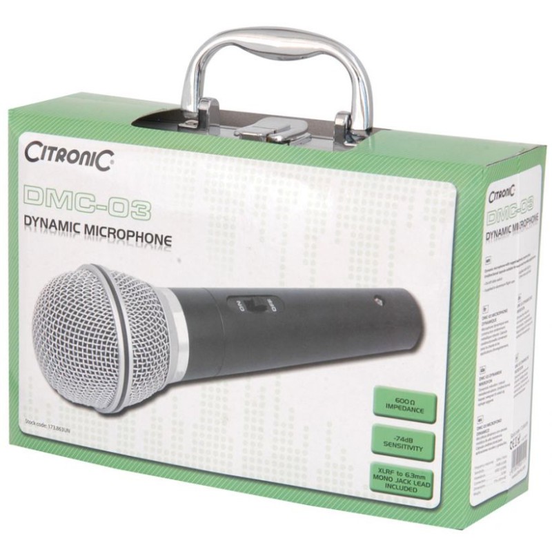 Buy Citronic Dynamic Microphone - DMCO3 - 173.863UK in Cyprus, Nicosia, Limassol, Larnaka, Pafos