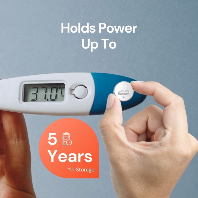 Buy Uniross Lithium-Button Cell Battery - CR2450 - 1pc in Cyprus, Nicosia, Limassol, Larnaka, Pafos