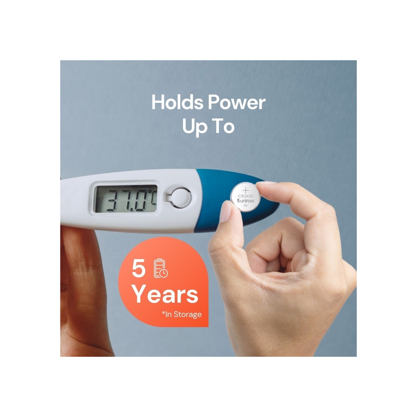 Uniross Lithium-Button Cell Battery - CR2450 - 1pc — Buy in Cyprus with Fast Delivery