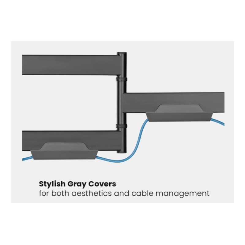 Buy Brateck TV Mount - LPA76-443 - 40x40 Turn 2-Arm 51cm Ext in Cyprus, Nicosia, Limassol, Larnaka, Pafos