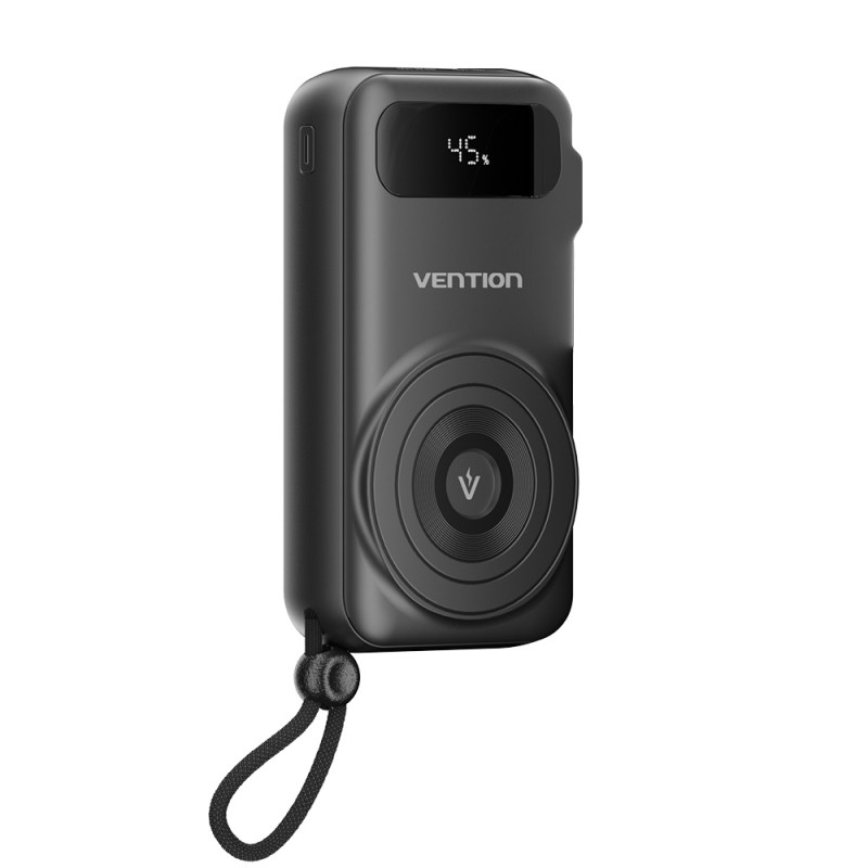 Buy Vention Powerbank - FHXB0 - Wireless+Travel Charger 6in1 10000mAh Black in Cyprus, Nicosia, Limassol, Larnaka, Pafos