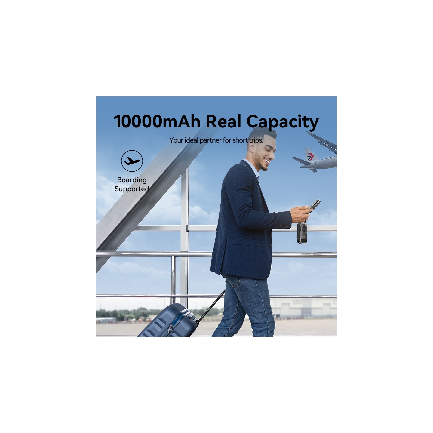 Vention Powerbank - FHXB0 - Wireless+Travel Charger 6in1 10000mAh Black — Buy in Cyprus with Fast Delivery