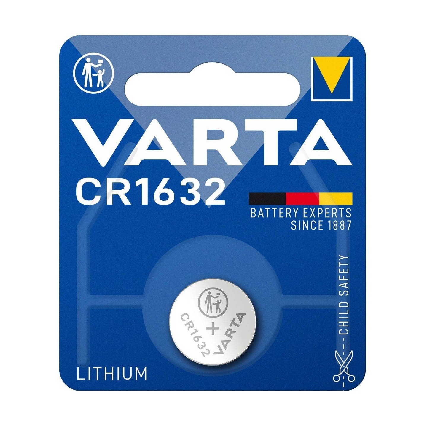 Varta Lithium Battery - CR1632 - Lithium Battery (1pc) — Buy in Cyprus with Fast Delivery