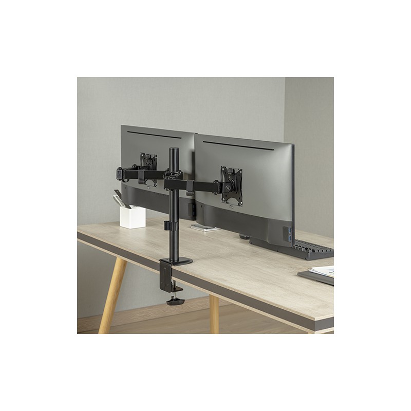Buy Brateck Dual Monitor Mount - LDT66-C024 - Dual Monitor Mount in Cyprus, Nicosia, Limassol, Larnaka, Pafos