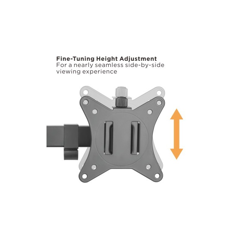 Buy Brateck Dual Monitor Mount - LDT66-C024 - Dual Monitor Mount in Cyprus, Nicosia, Limassol, Larnaka, Pafos
