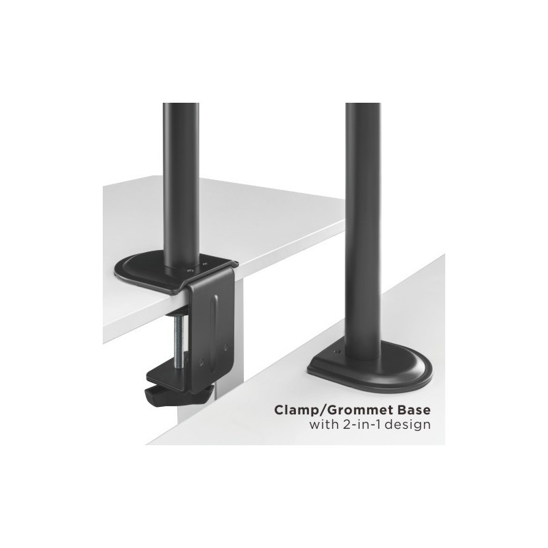 Buy Brateck Dual Monitor Mount - LDT66-C024 - Dual Monitor Mount in Cyprus, Nicosia, Limassol, Larnaka, Pafos